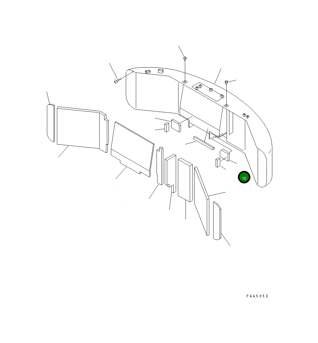 Лист 201-46-77440 Komatsu
