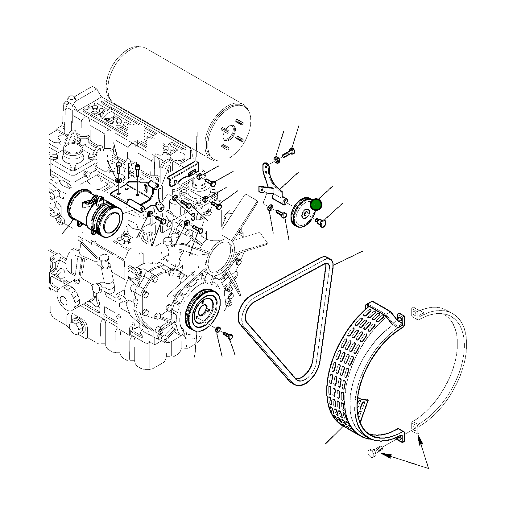 Опора 226-979-1210 Komatsu