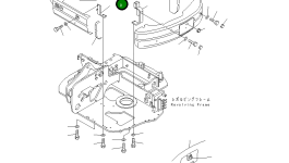 Кронштейн 21X-46-31141 Komatsu