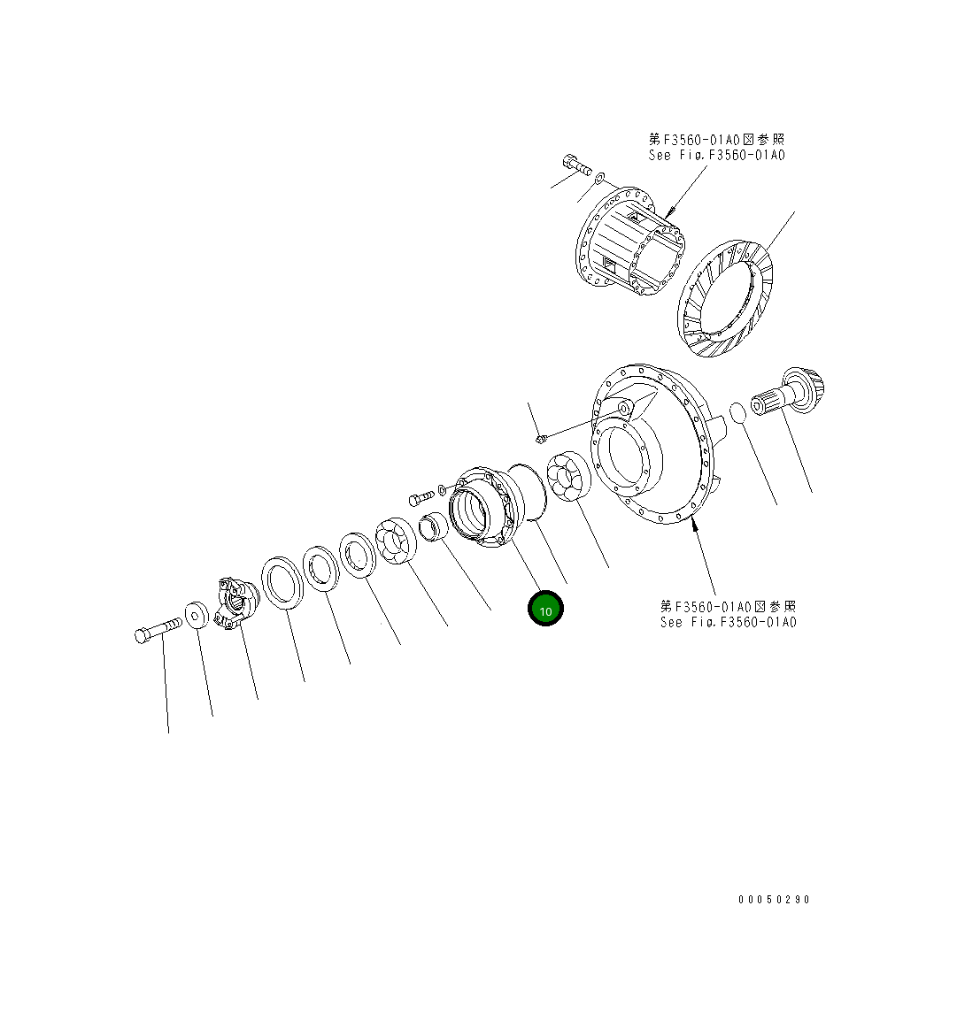 Клетка 56D-22-11352 Komatsu