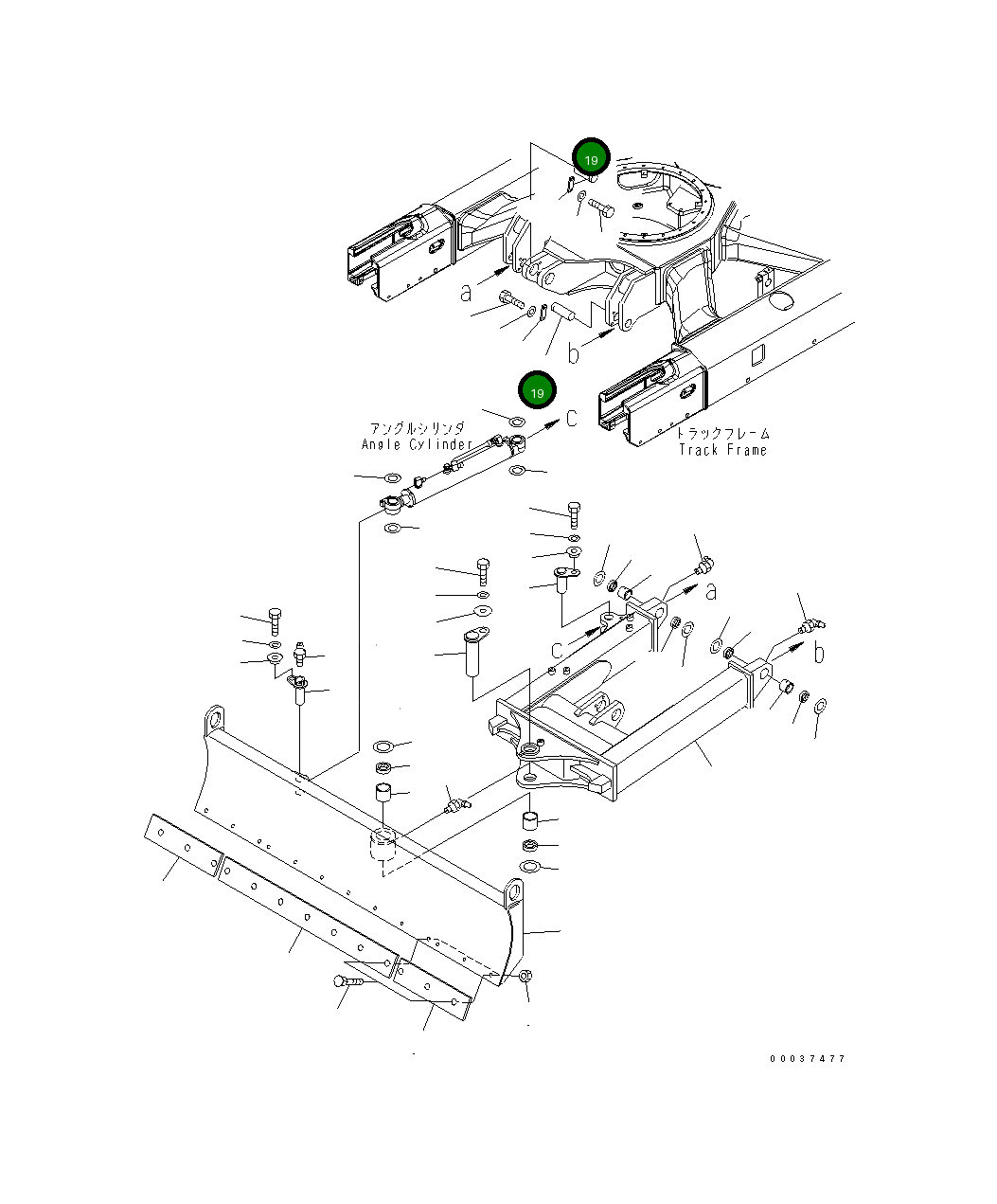 Палец 21U-71-31121 Komatsu