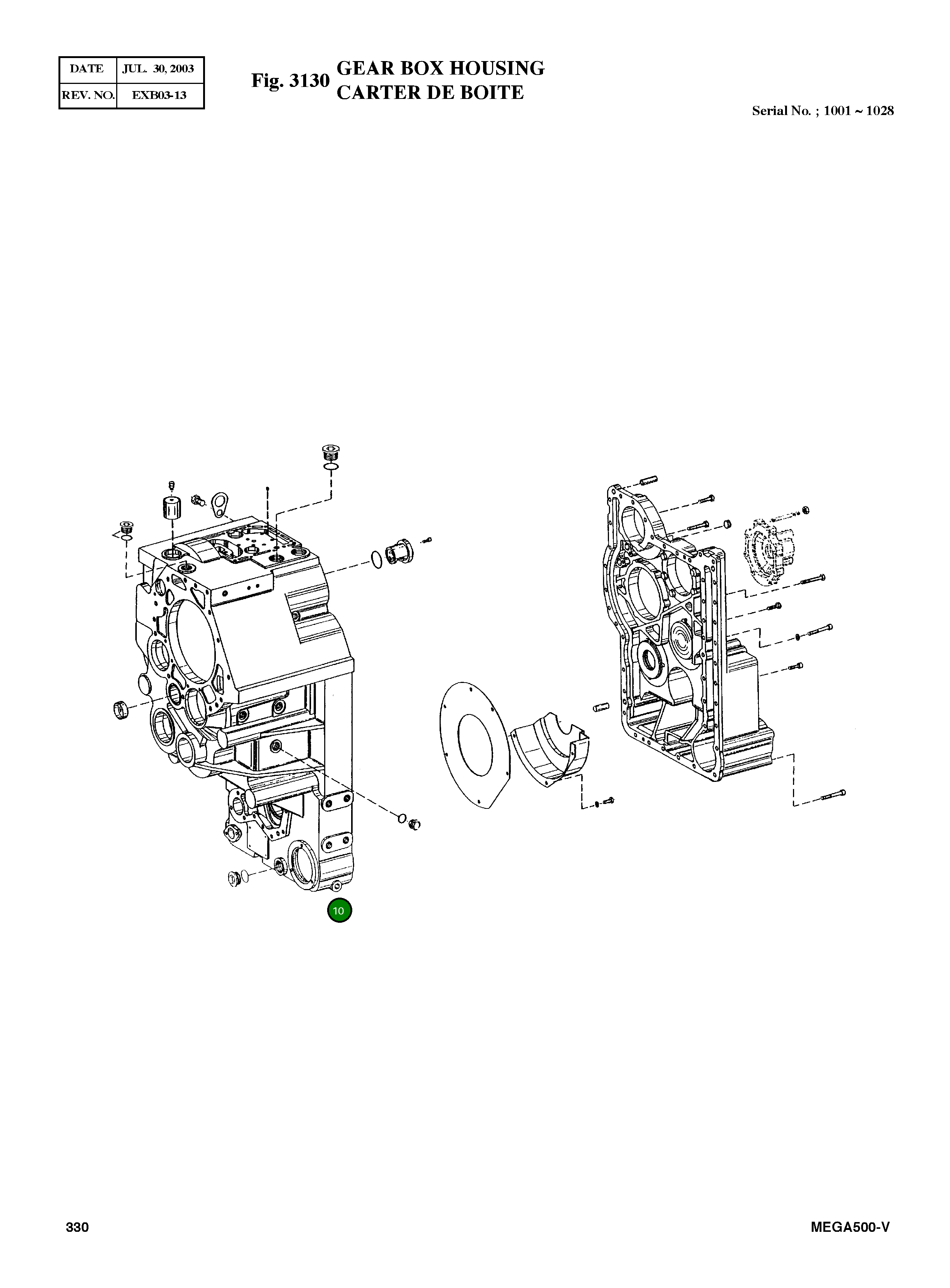 Корпус 4646 301 286 Komatsu