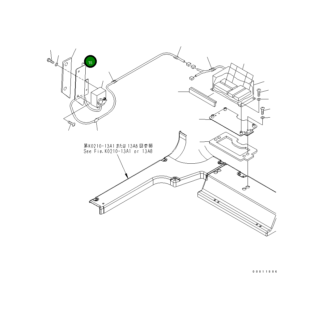 Кронштейн 17A-Z11-1740 Komatsu