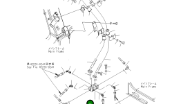 Кронштейн 154-61-77620 Komatsu