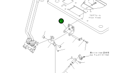 Кронштейн 10S-43-21330 Komatsu