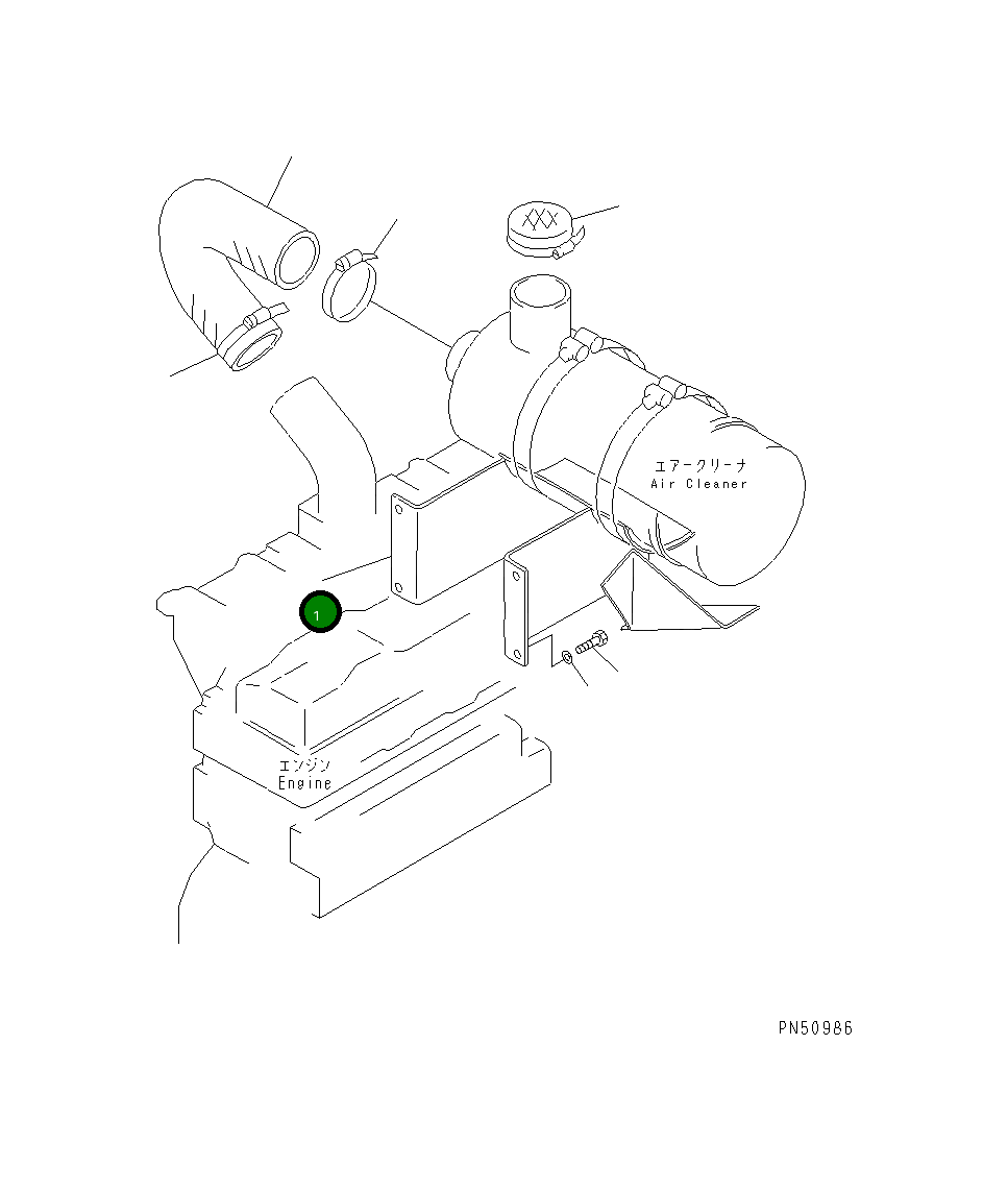Кронштейн 23E-01-11210 Komatsu