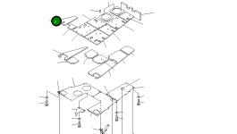 Лист 198-54-77610 Komatsu