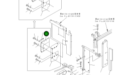 Лист 20G-54-K4951 Komatsu
