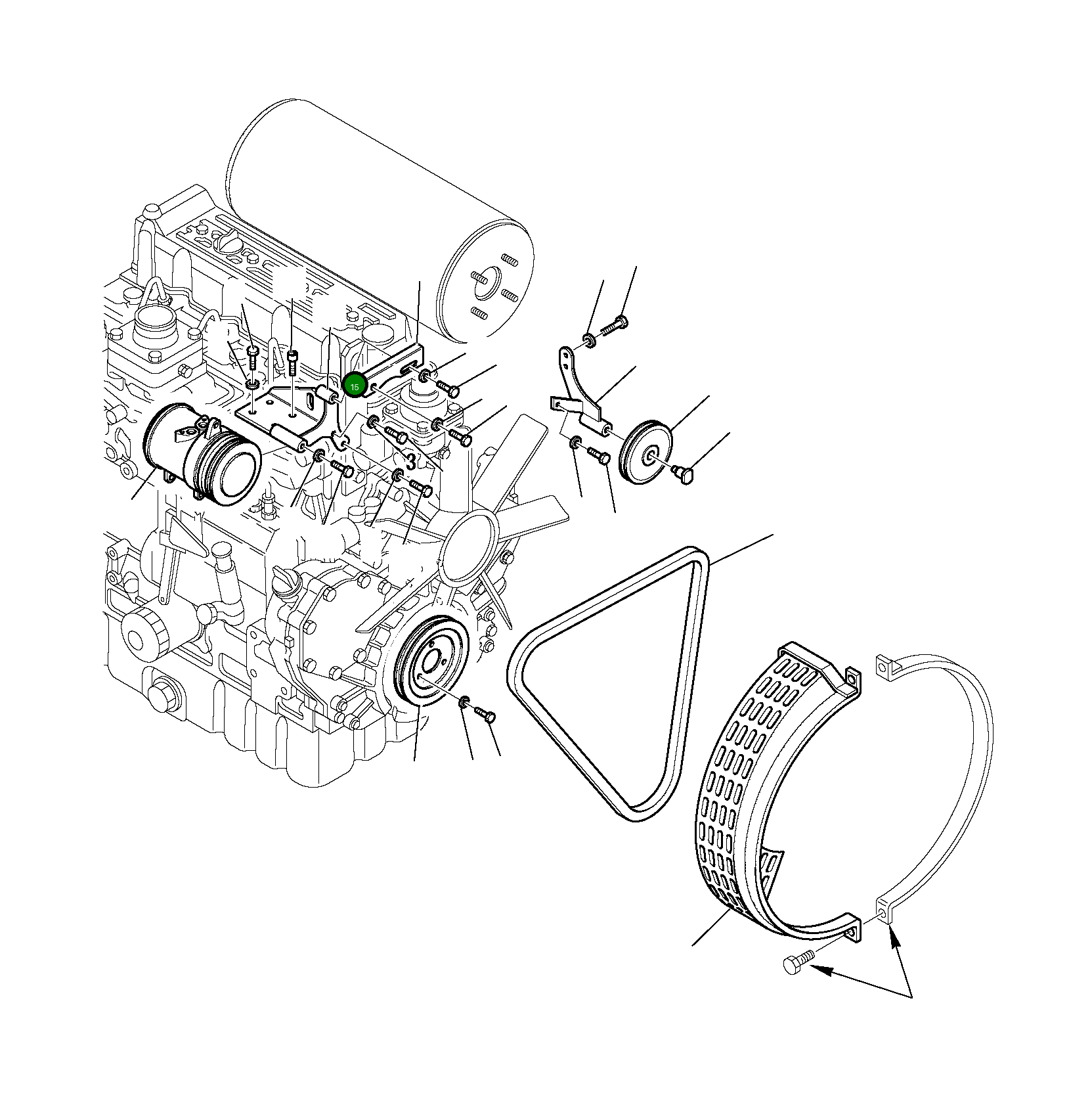 Опора 226-979-1170 Komatsu