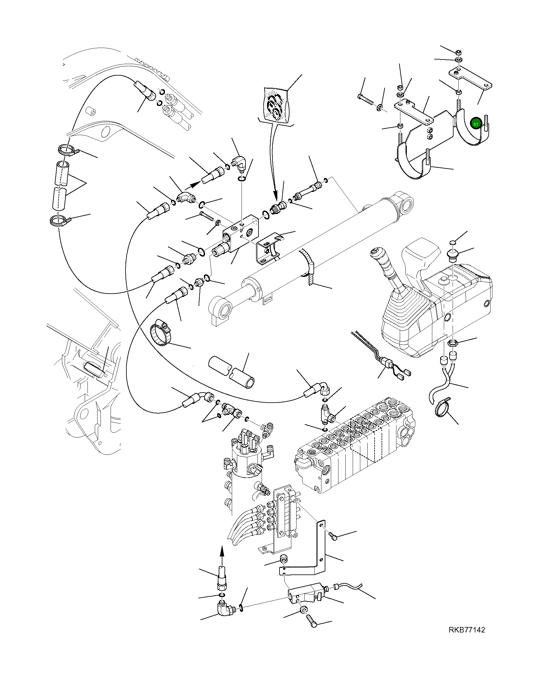 Крепёжная пластина 22L-09-R2U50 Komatsu