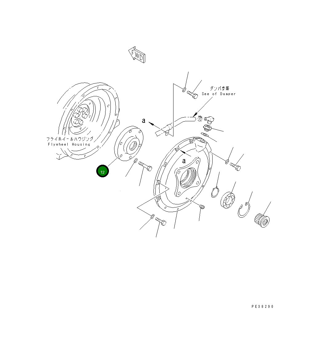 Муфта 21W-01-21170 Komatsu