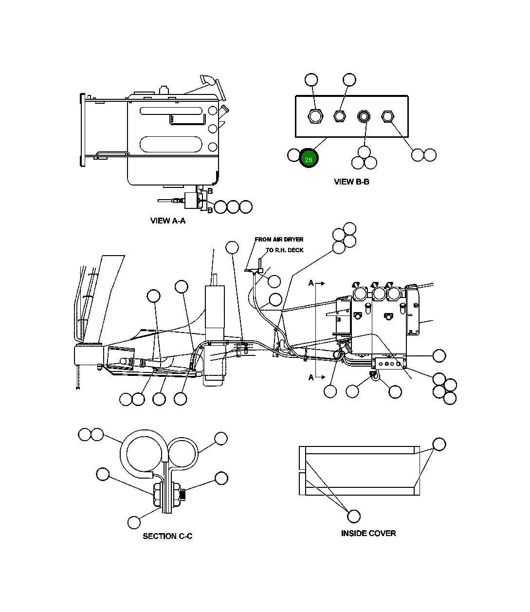 Наклейка TM2379 Komatsu