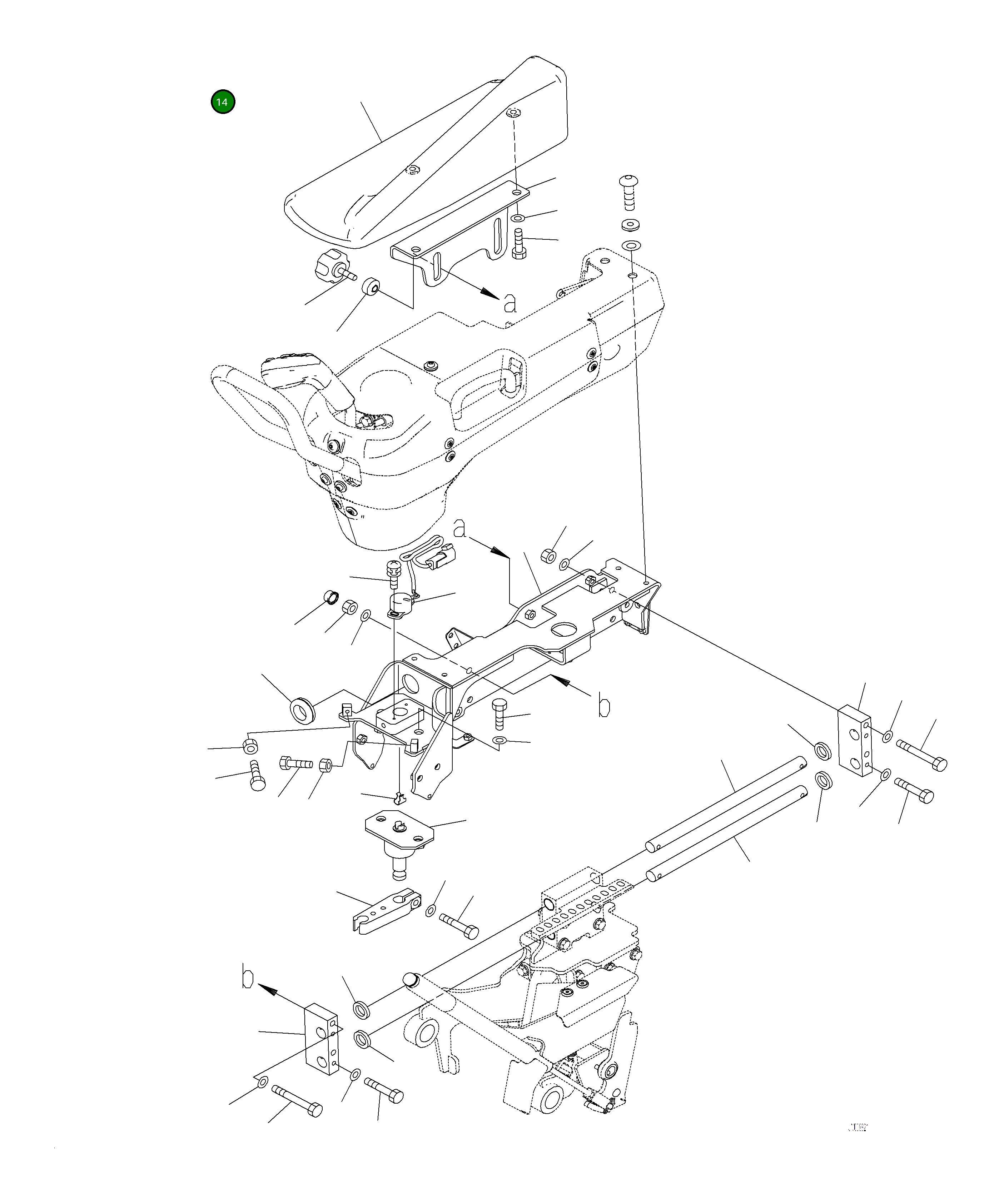 Кронштейн 425-S33-5621 Komatsu