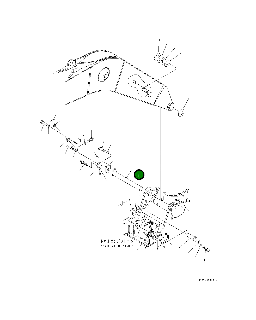 Палец 22U-70-15230 Komatsu