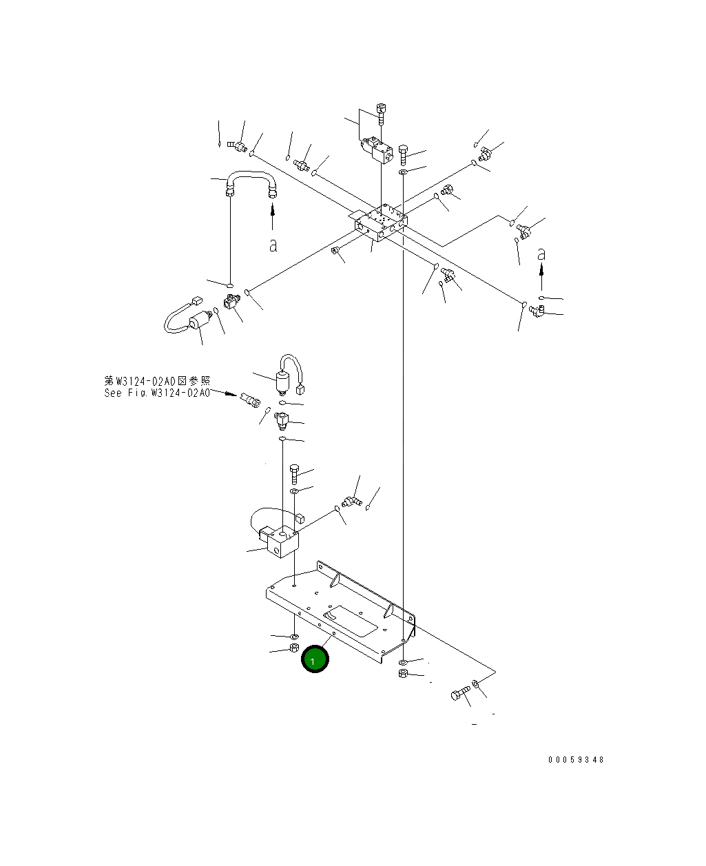 Кронштейн 569-88-88110 Komatsu