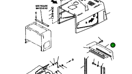 Капот 424-54-A1640 Komatsu