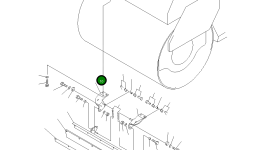 Кронштейн 266-10-78700 Komatsu