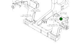 Кронштейн 569-85-81310 Komatsu