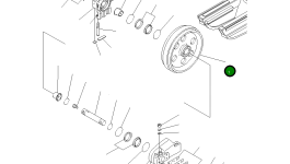 Направляющее колесо 11Y-30-18110 Komatsu