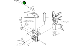 Палец 22J-70-25431 Komatsu