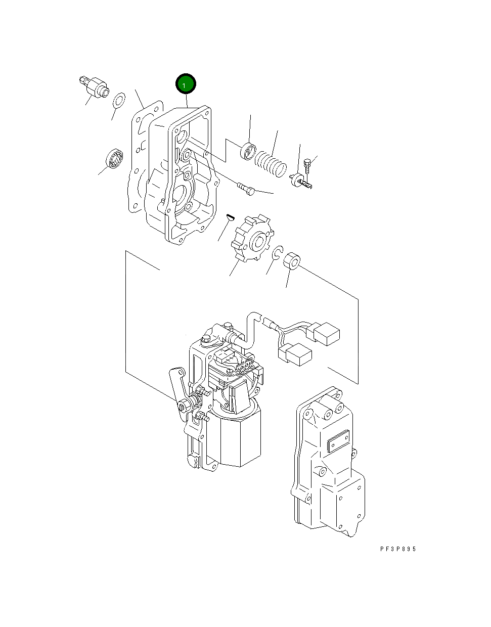 Корпус DK159560-0100 Komatsu
