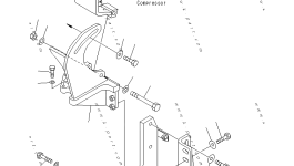 Кронштейн 21K-979-4141 Komatsu