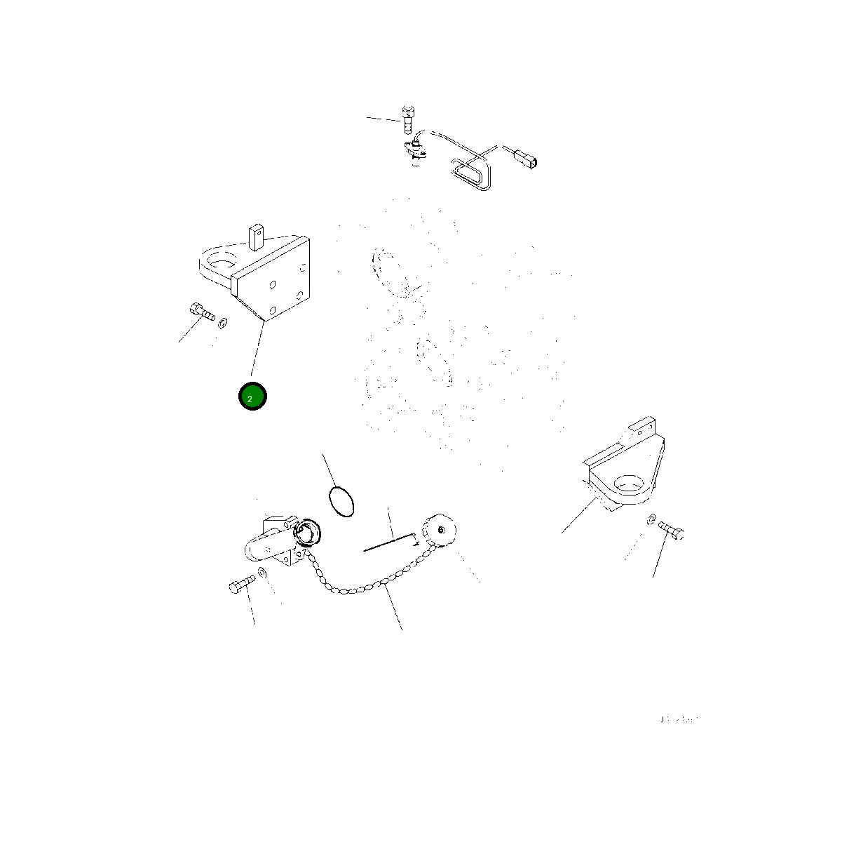 Кронштейн 419-14-51120 Komatsu