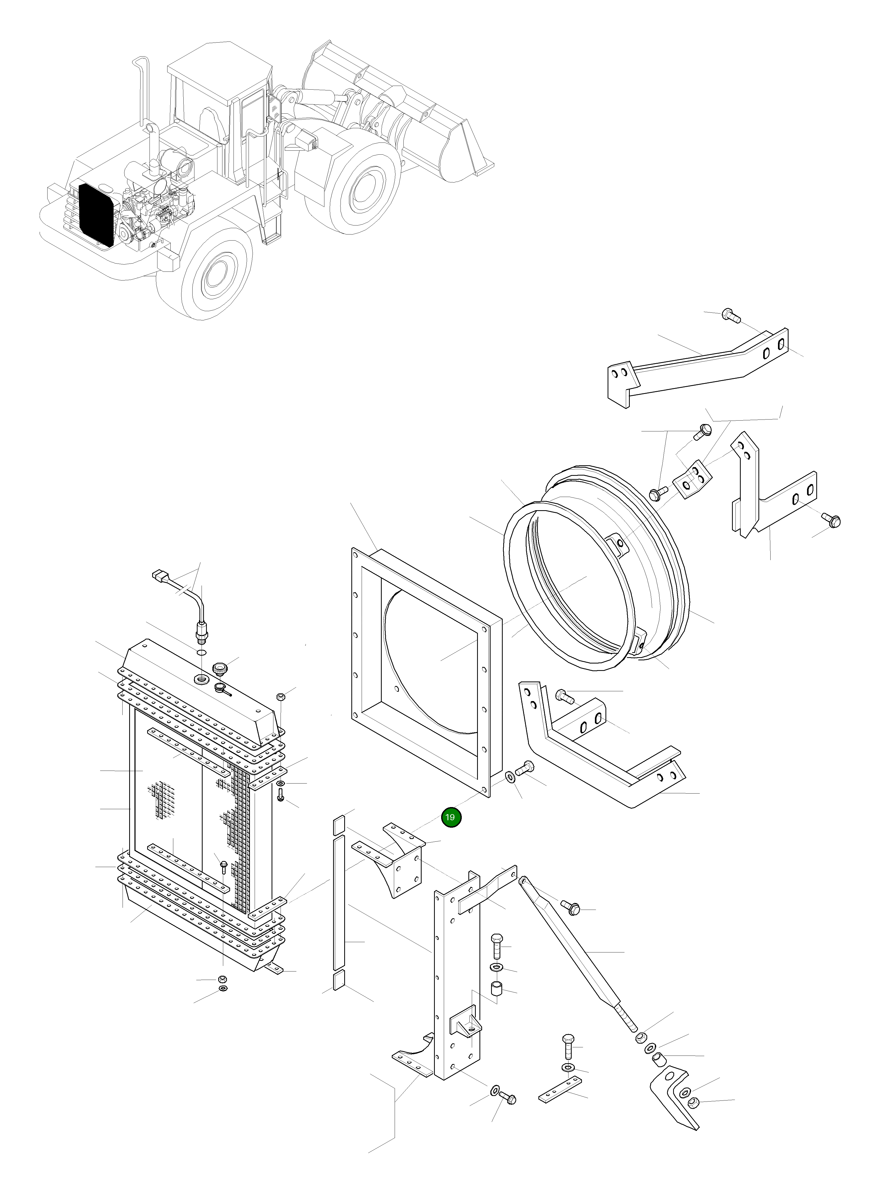 Кронштейн 419-03-H0P39 Komatsu