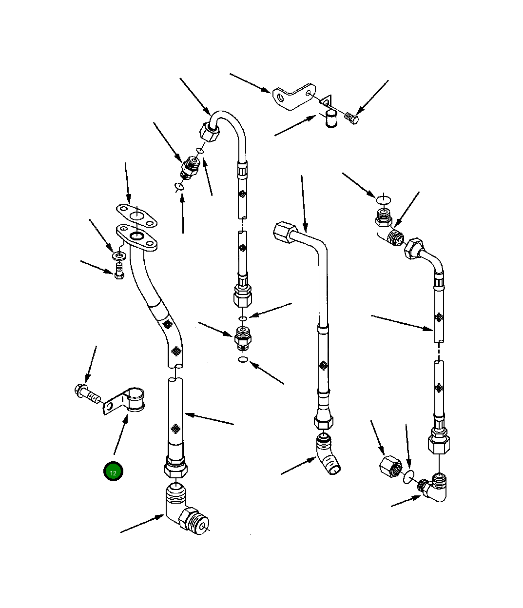 Клипса 1296 157 H1 Komatsu