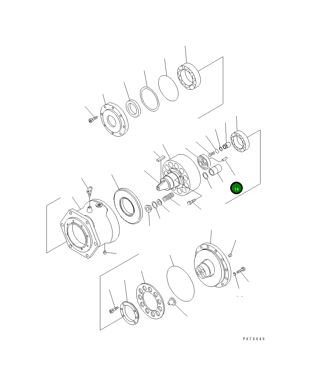 Палец 258-81-26240 Komatsu