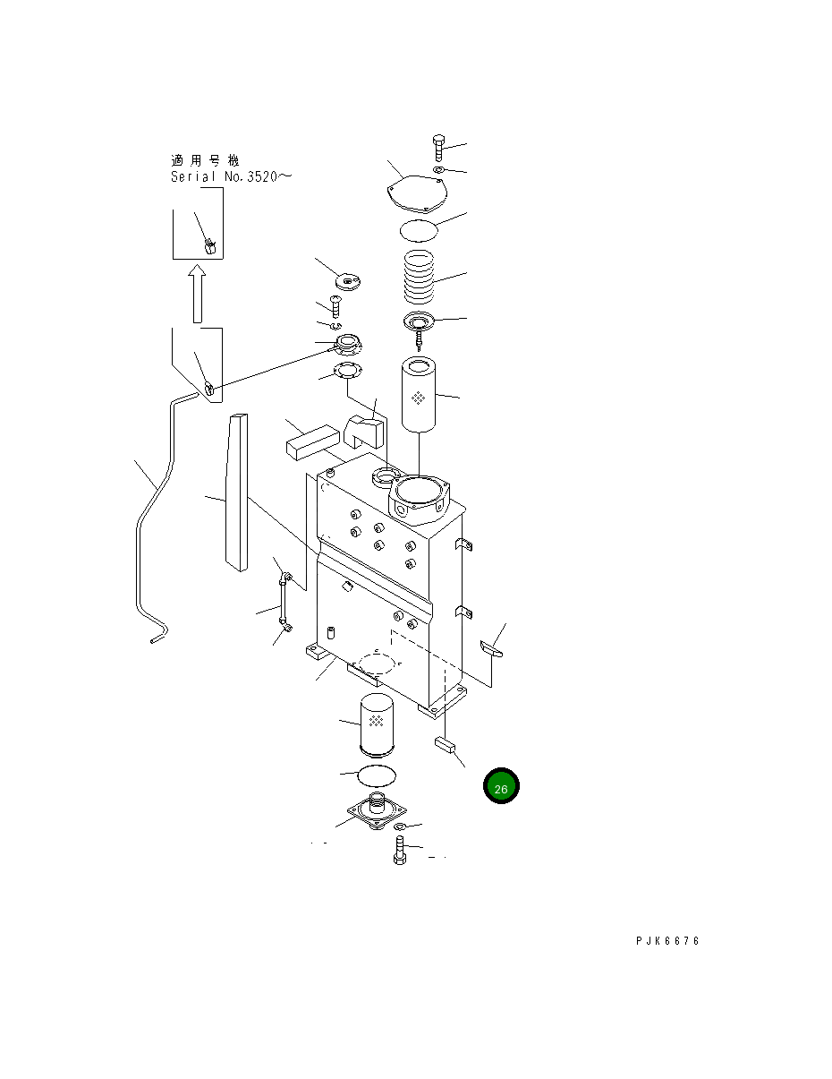 Лист 22M-60-11180 Komatsu