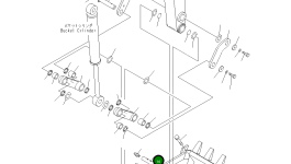 Палец 22J-70-11281 Komatsu
