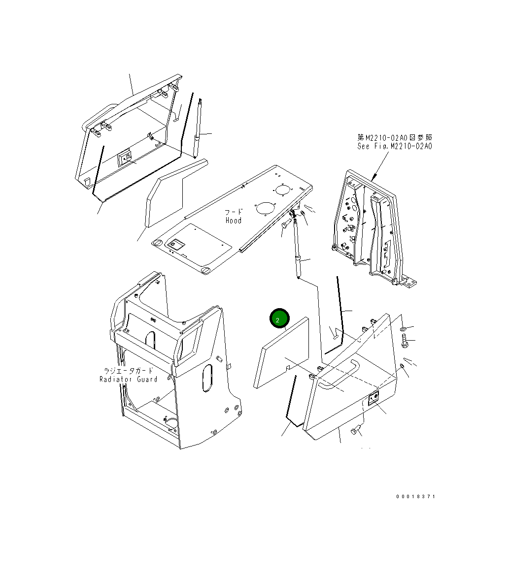 Лист 11Y-54-22170 Komatsu