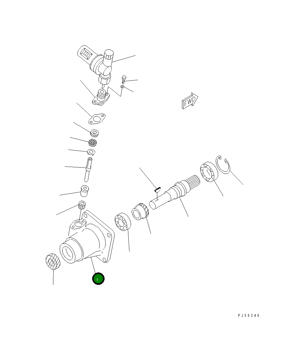 Корпус 6136-71-3312 Komatsu