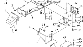 Кронштейн 20D-47-41840 Komatsu