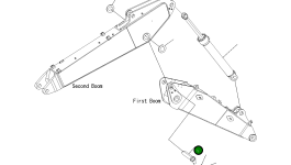 Палец 21K-70-K1180 Komatsu
