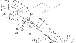 Кронштейн 23E-45-11170 Komatsu