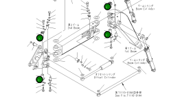 Палец 21Y-70-14121 Komatsu