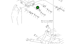 Палец 21T-72-71220 Komatsu