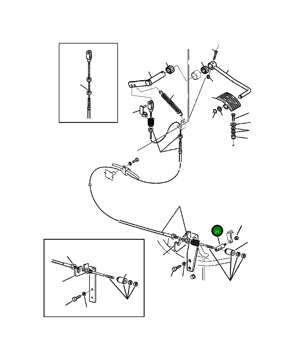 Крепёж конца кабеля 312608647 Komatsu