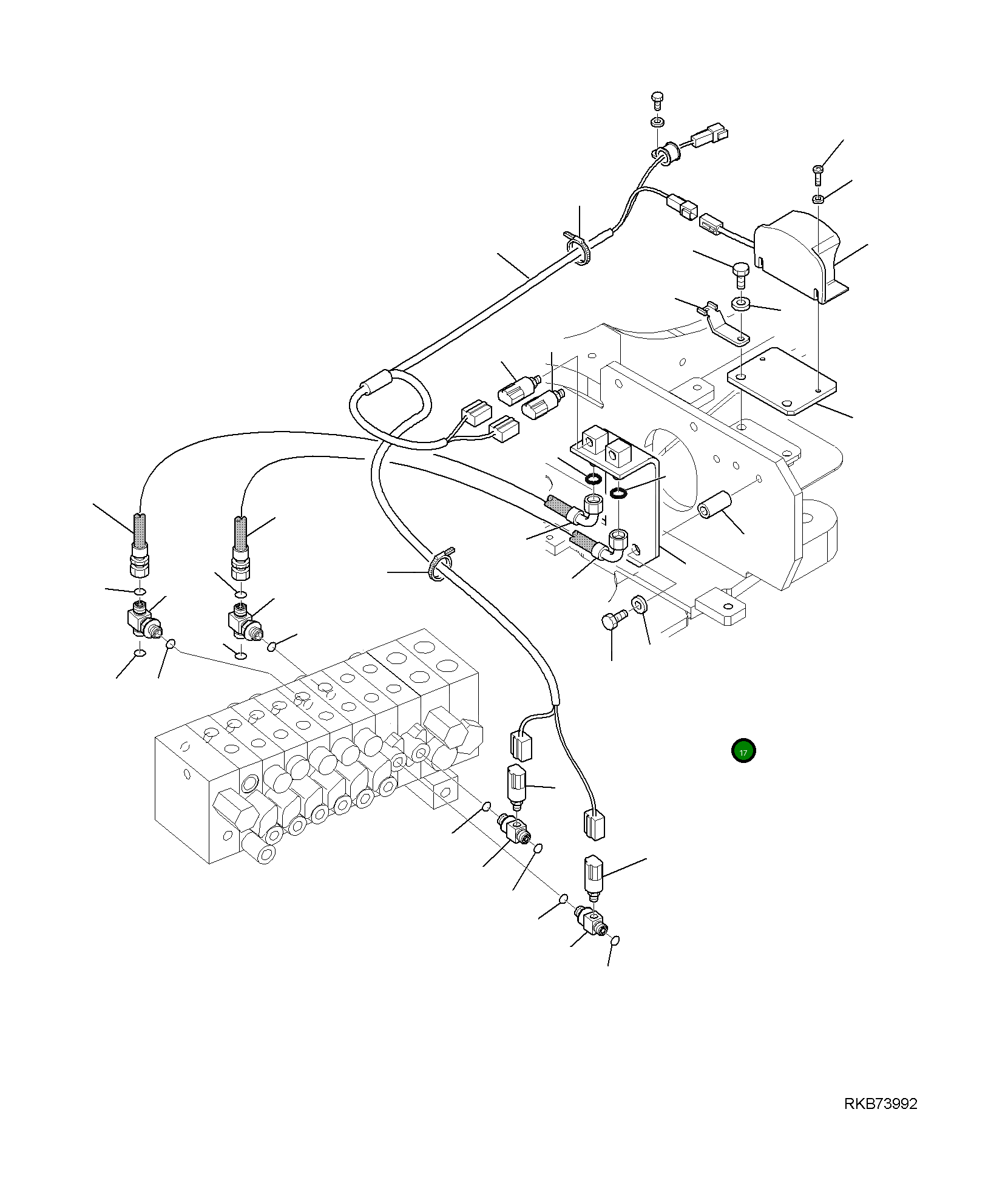 Кронштейн 22L-09-R1N30 Komatsu
