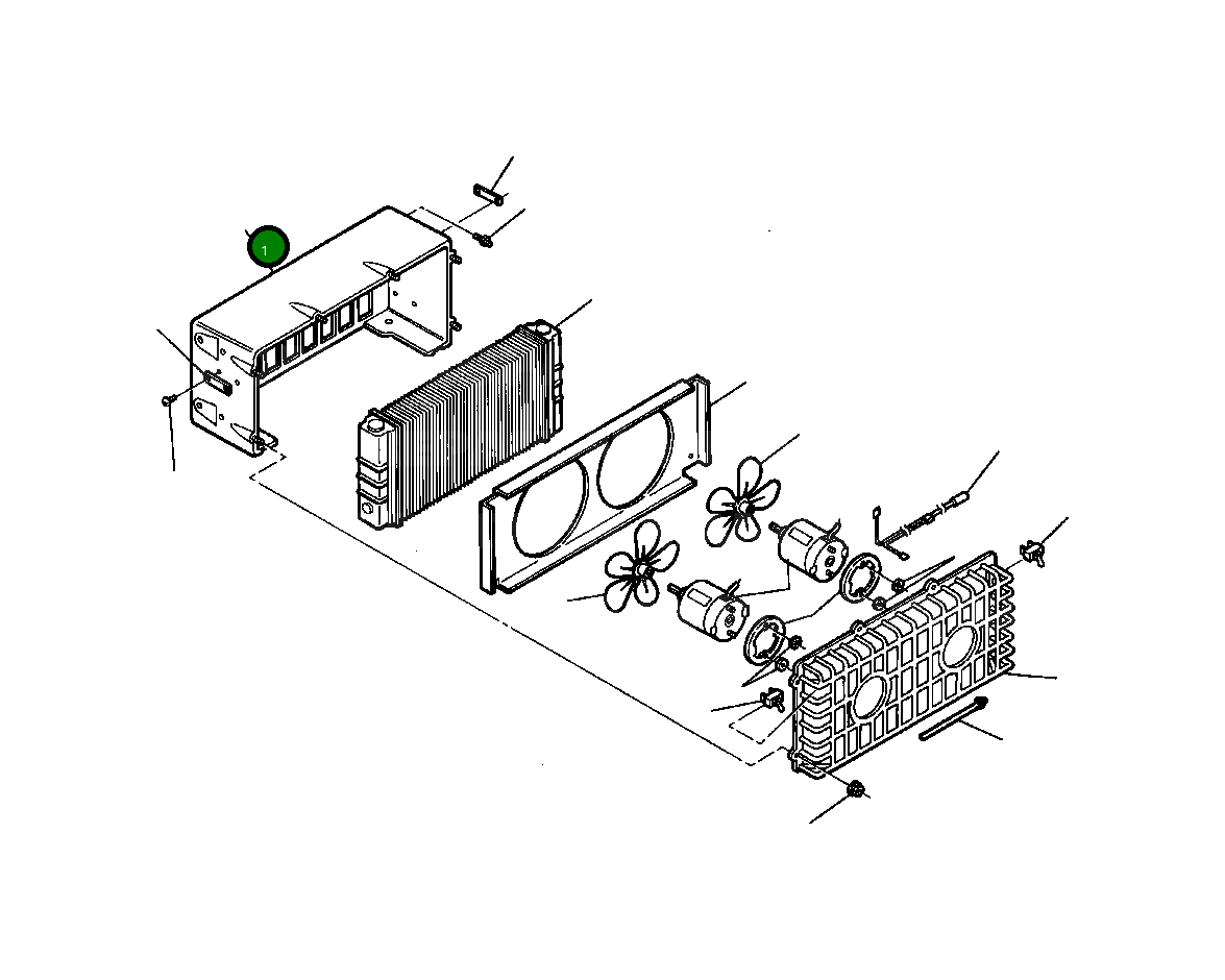 Корпус 1124 450 C1 Komatsu