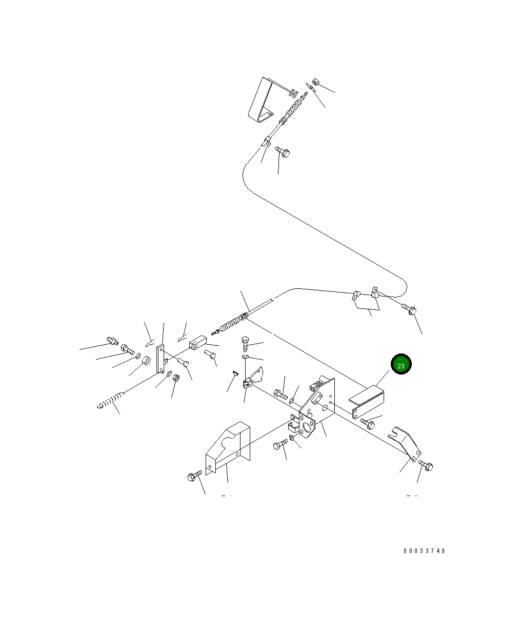 Кронштейн 567-43-73310 Komatsu