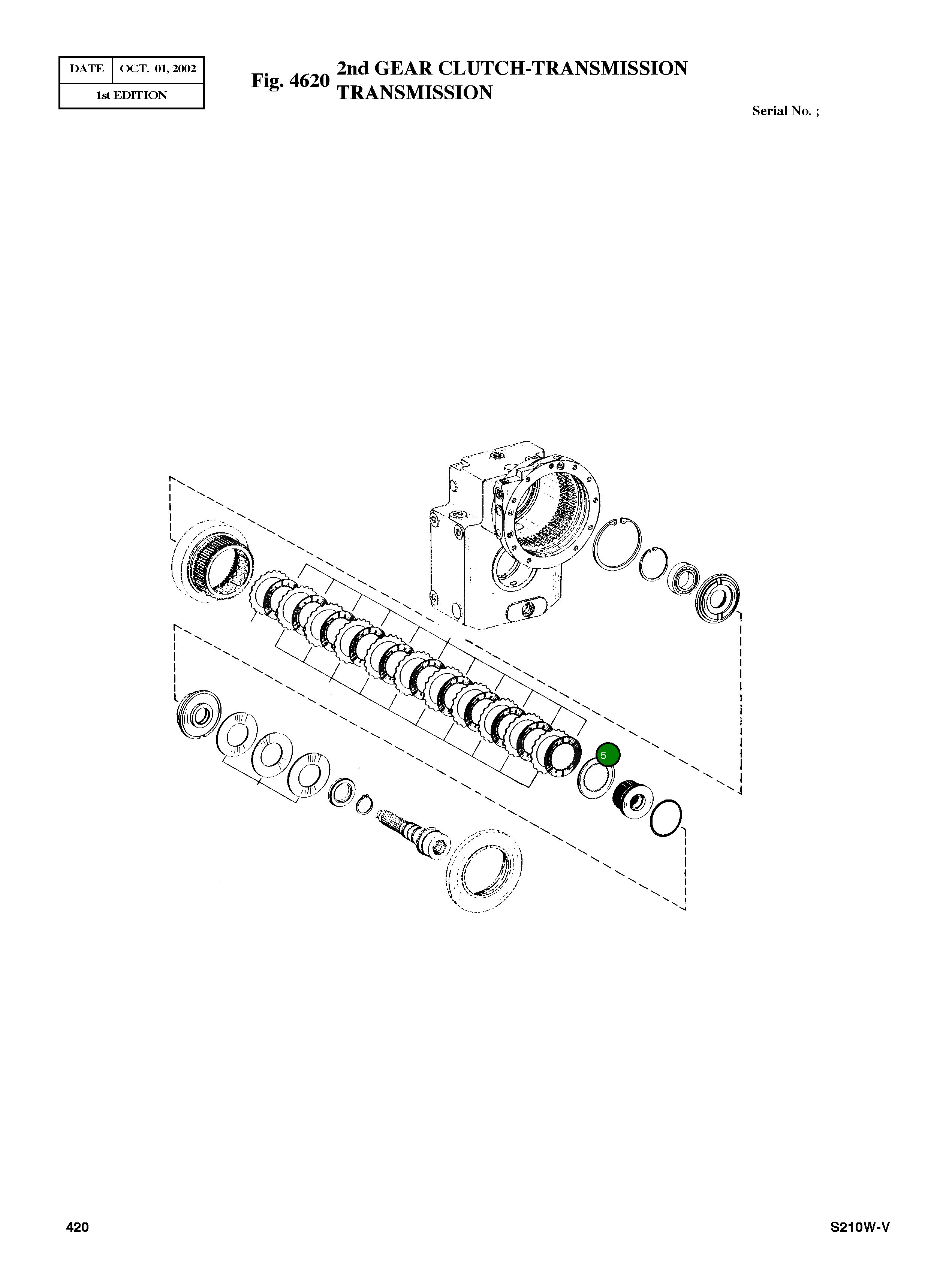 Лист 4143 352 020 Komatsu