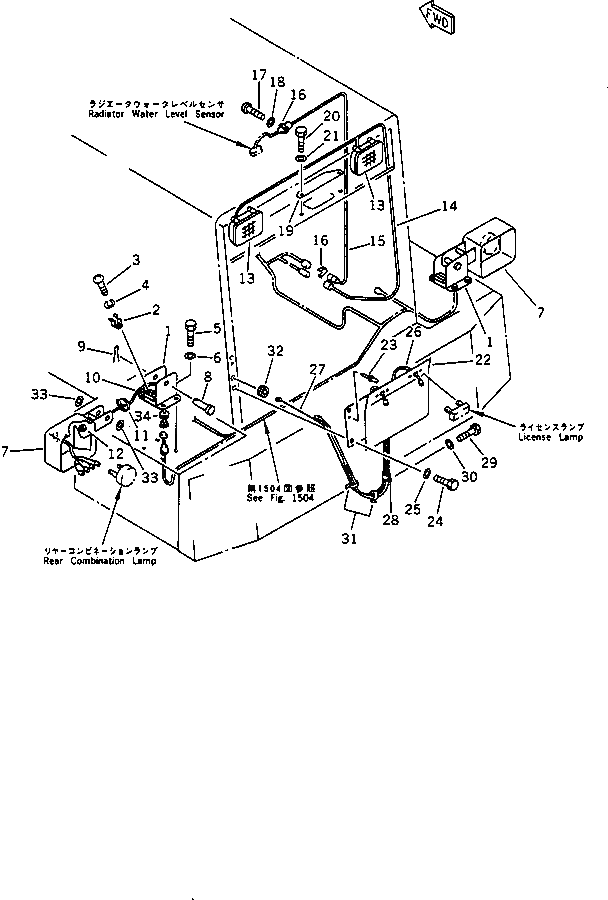 Провод 424-06-12950 Komatsu