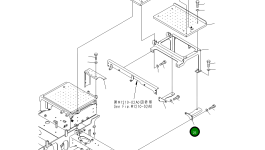 Кронштейн 8234-54-2911 Komatsu