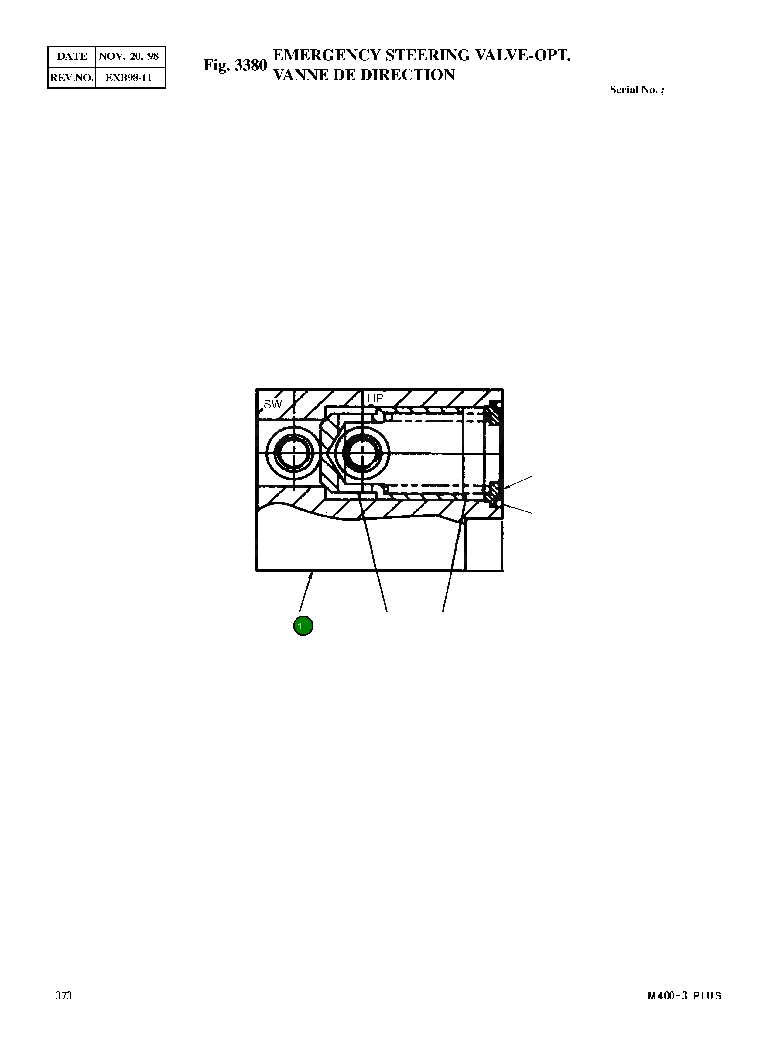 Корпус CXP14505 Komatsu