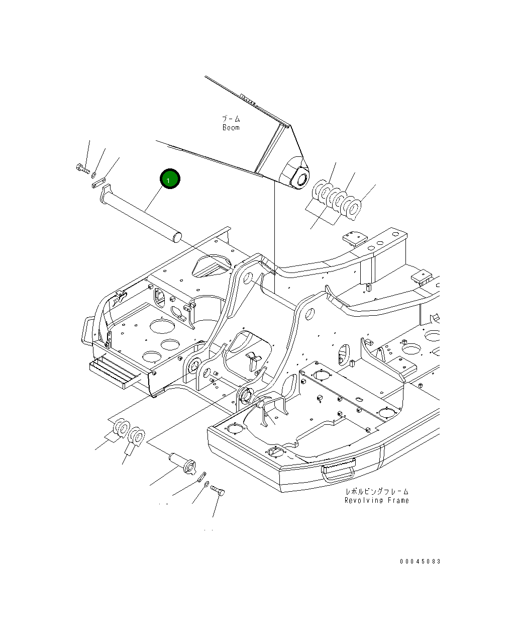 Палец 22U-70-81620 Komatsu