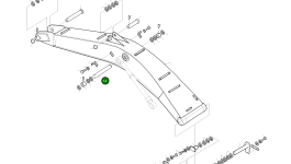 Палец 2123-4057 Komatsu