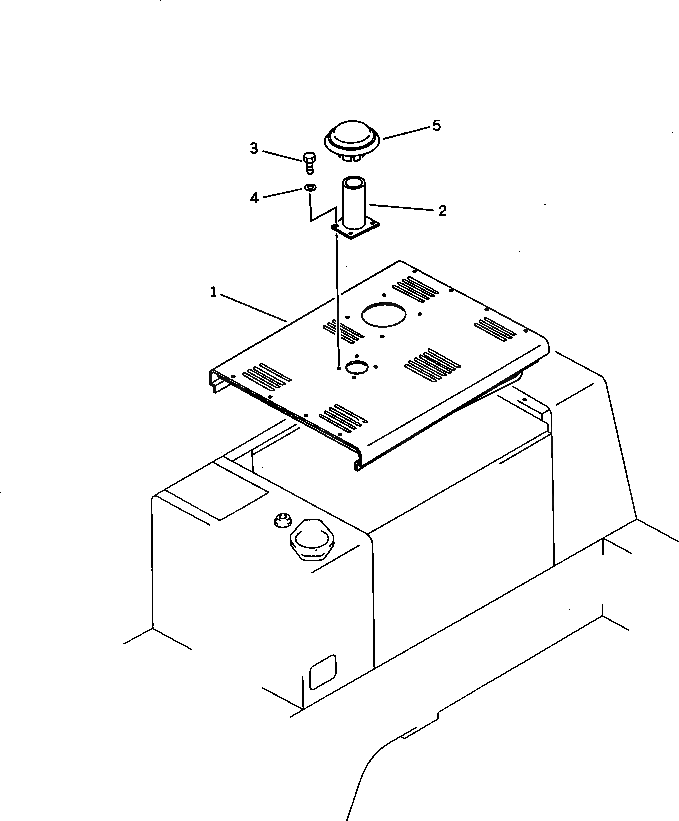 Капот 418-Z04-1110 Komatsu
